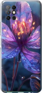 Чохол для Infinix Note 8 Магічний квітка (Фіолетовий)