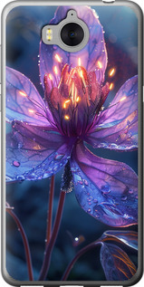 Чехол для Huawei Y5 2017 Магический цветок (Фиолетовый)
