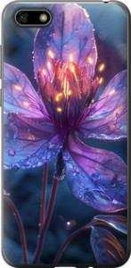 Чехол для Huawei Y5 2018 Магический цветок (Фиолетовый)