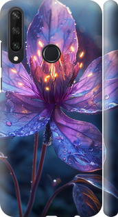 Чохол для Huawei Y6p Магічний квітка (Фіолетовий)