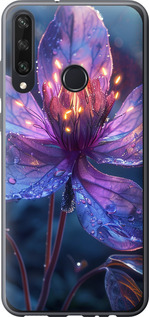 Чохол для Huawei Y6p Магічний квітка (Фіолетовий)