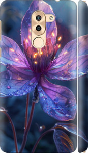 Чехол для Huawei Mate 9 Lite Магический цветок (Фиолетовый)