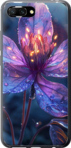 Чехол для Huawei Honor 10 Магический цветок (Фиолетовый)