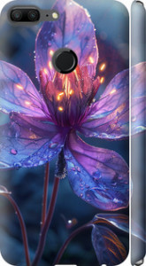 Чехол для Huawei Honor 9 Lite Магический цветок (Фиолетовый)