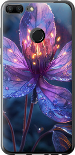 Чехол для Huawei Honor 9 Lite Магический цветок (Фиолетовый)