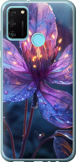 Чехол для Huawei Honor 9A Магический цветок (Фиолетовый)