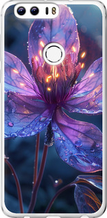 Чехол для Huawei Honor 8 Магический цветок (Фиолетовый)