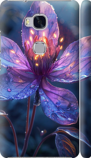 Чехол для Huawei Honor 5X Магический цветок (Фиолетовый)
