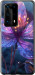 Чехол для Huawei P40 Pro Plus Магический цветок (Фиолетовый)