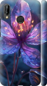 Чехол для Huawei P20 Lite Магический цветок (Фиолетовый)