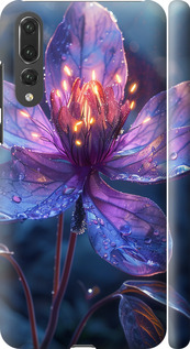 Чохол для Huawei P20 Pro Магічний квітка (Фіолетовий)