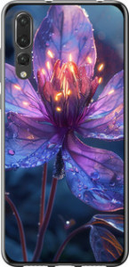 Чохол для Huawei P20 Pro Магічний квітка (Фіолетовий)