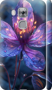 Чехол для Huawei Nova Plus Магический цветок (Фиолетовый)