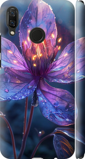 Чехол для Huawei Nova 3 Магический цветок (Фиолетовый)