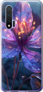 Чехол для Huawei Nova 6 Магический цветок (Фиолетовый)