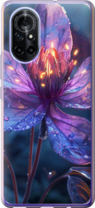 Чехол для Huawei Nova 8 Магический цветок (Фиолетовый)