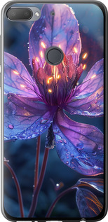 Чехол для HTC Desire 12 Plus Магический цветок (Фиолетовый)