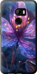 Чехол для HTC One X10 Магический цветок (Фиолетовый)