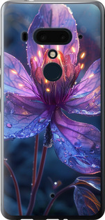 Чехол для HTC U12 Plus Магический цветок (Фиолетовый)