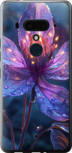 Чехол для HTC U12 Plus Магический цветок (Фиолетовый)