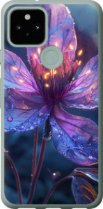 Чохол для Google Pixel 5 Магічний квітка (Фіолетовий)