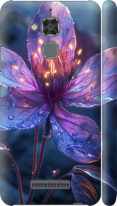 Чехол для Asus Zenfone 3 Max ZC520TL Магический цветок (Фиолетовый)