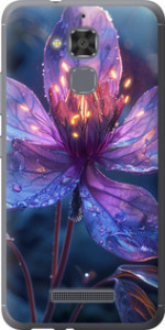 Чехол для Asus Zenfone 3 Max ZC520TL Магический цветок (Фиолетовый)