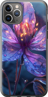 Чехол для iPhone 11 Pro Магический цветок (Фиолетовый)