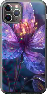 Чехол для iPhone 11 Pro Магический цветок (Фиолетовый)
