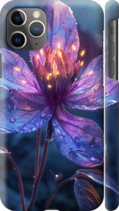 Чохол для iPhone 11 Pro Max Магічний квітка (Фіолетовий)