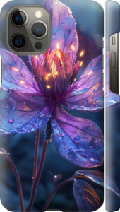 Чехол для iPhone 12 Pro Max Магический цветок (Фиолетовый)