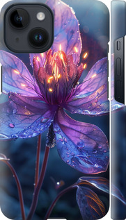 Чохол для iPhone 14 Магічний квітка (Фіолетовий)