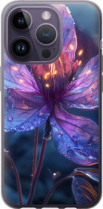 Чохол для iPhone 14 Pro Магічна квітка (Фіолетовий)