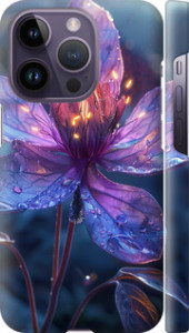 Чохол для iPhone 14 Pro Магічний квітка (Фіолетовий)