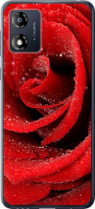 Чехол для Motorola Moto E13 Червона роза (Червоний)
