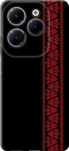 Чехол для Infinix Hot 40 Pro Вышиванка 53 (Червоний)