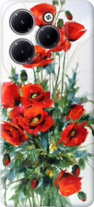 Чехол для Infinix Hot 40 Маки (Белый)