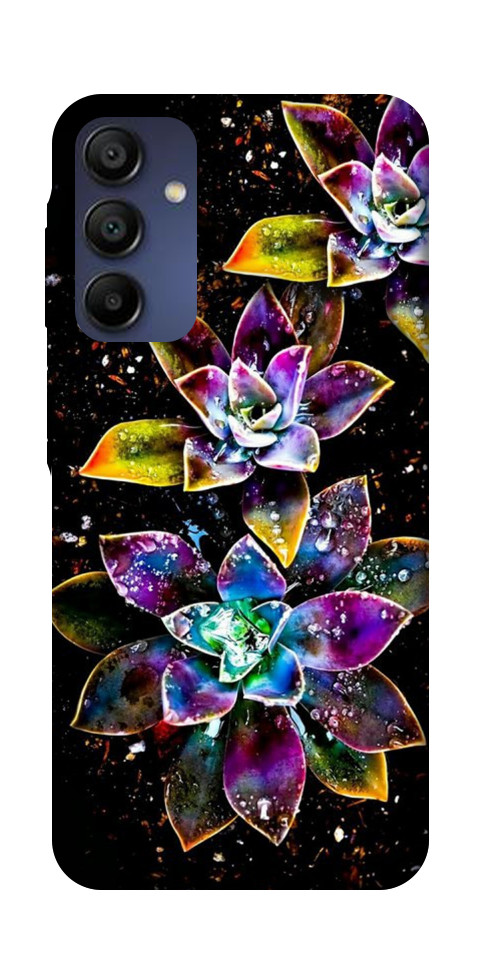 Чехол Flowers on black для Galaxy A16 5G