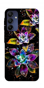 Чохол Flowers on black для Samsung Galaxy A16 5G