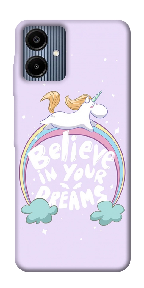 Чехол Believe in your dreams unicorn для Galaxy A06