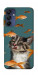 Чехол Cat with fish для Galaxy A16 5G