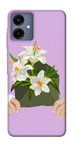 Чехол Flower message для Galaxy A06