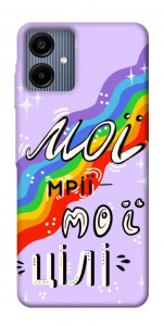 Чехол Мої мрії мої цілі для Galaxy A06