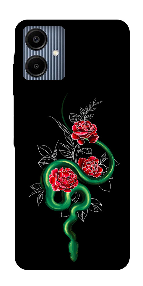 Чохол Snake in flowers для Galaxy A06