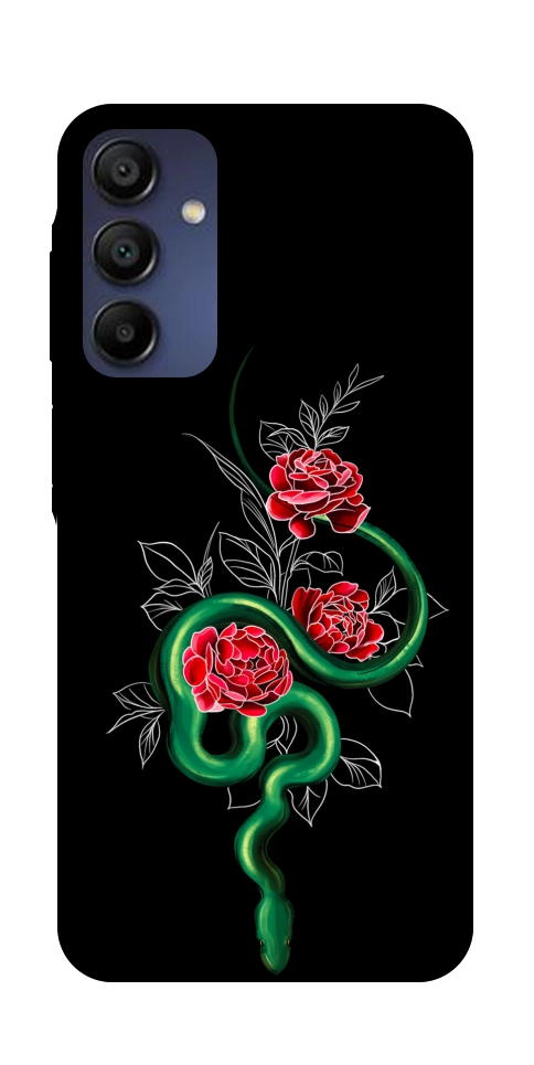 Чехол Snake in flowers для Galaxy A16 5G