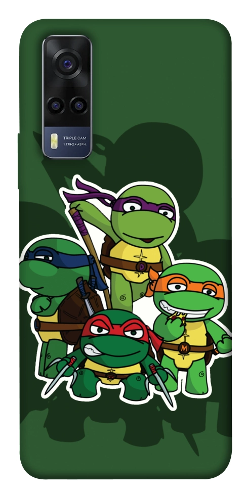 Чехол Green turtles для Vivo Y53s