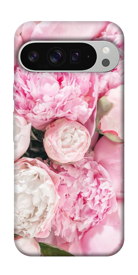 Чехол Pink peonies для Google Pixel 9 Pro XL