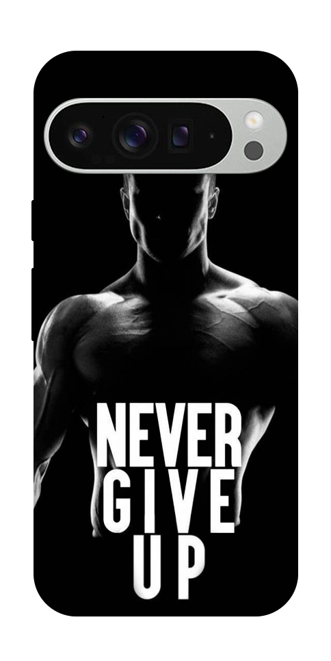 Чехол Never give up для Google Pixel 9 Pro XL