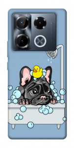 Чехол Dog in shower для Infinix Note 40 Pro 4G