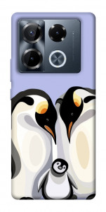 Чехол Penguin family для Infinix Note 40 Pro 4G